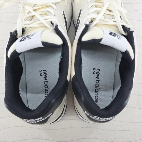 New Balance Mens 574 Macadamia Nut Beige Suede Shoes Sneaker ML574DW Size 13D - Picture 15 of 16